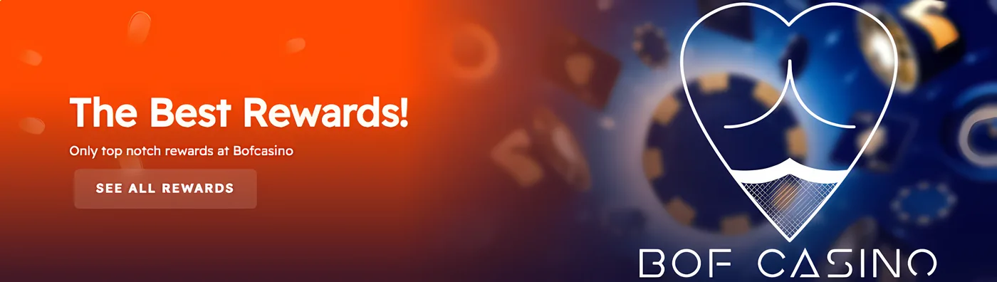 Bof Casino rewards desk banner for loyal players